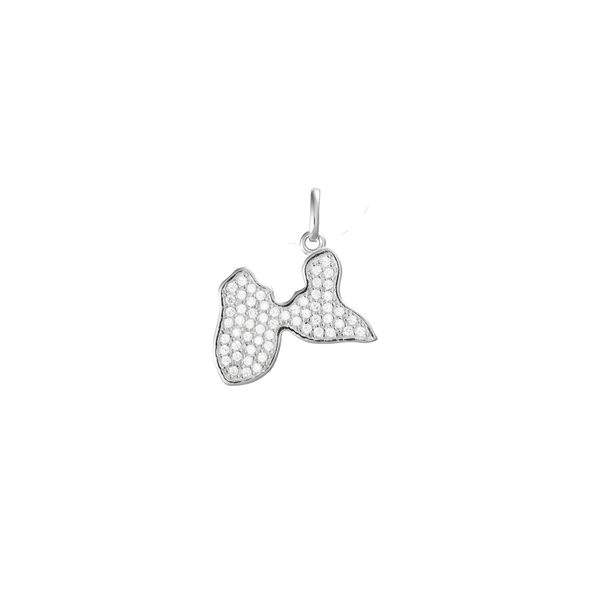 Pendentif Guadeloupe 971 En Argent 925 - Zirconium - Sans Nickel - Neuf Avec étiquettes