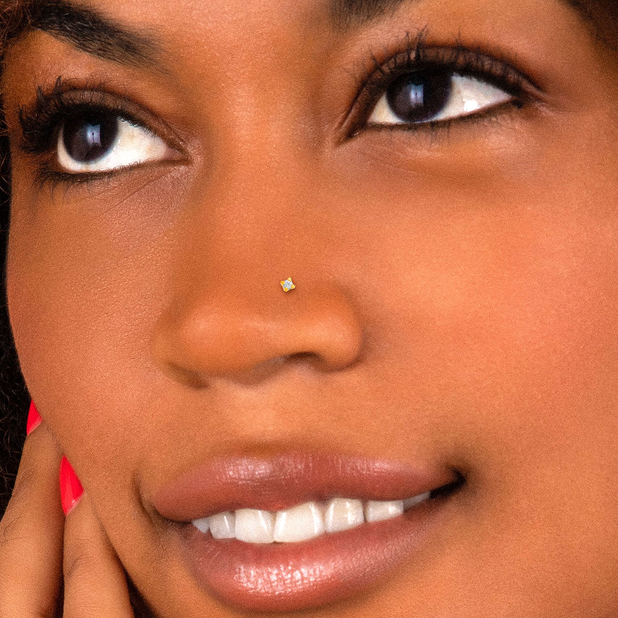 Piercing De Nez En Or 18K (750/1000) - Forme Cœur - Réf. 18K8950 MRM - Neuf Avec étiquettes