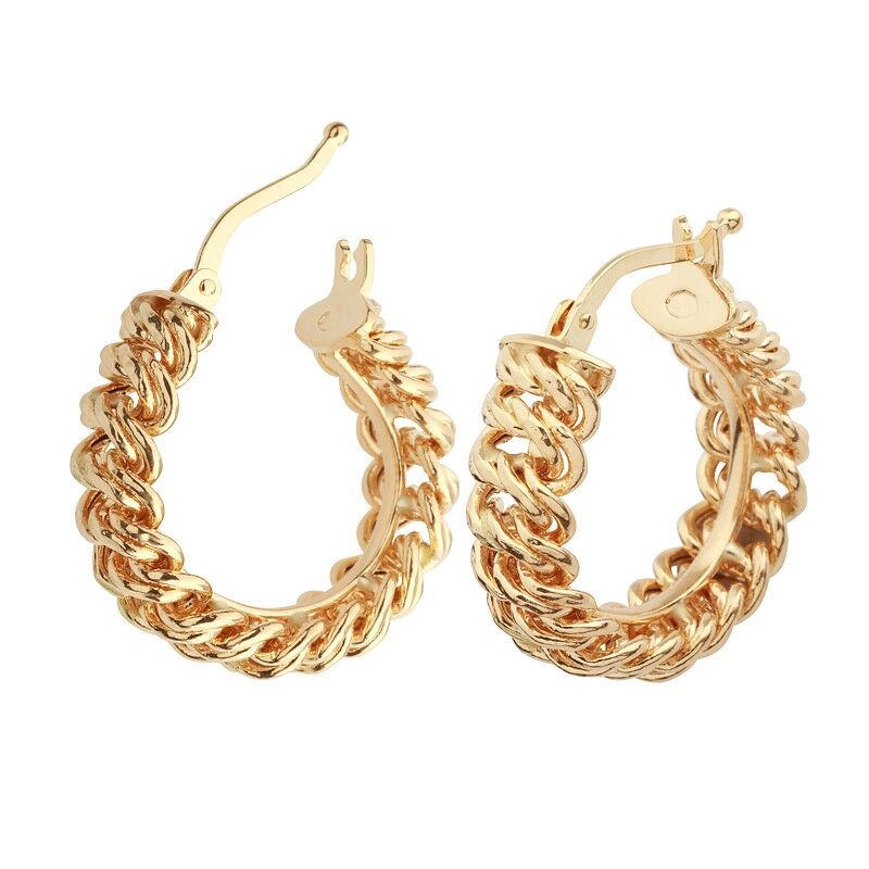 Pendentif Plaqué Or Lettre L Zirconium 11*22cm Avec Bélière