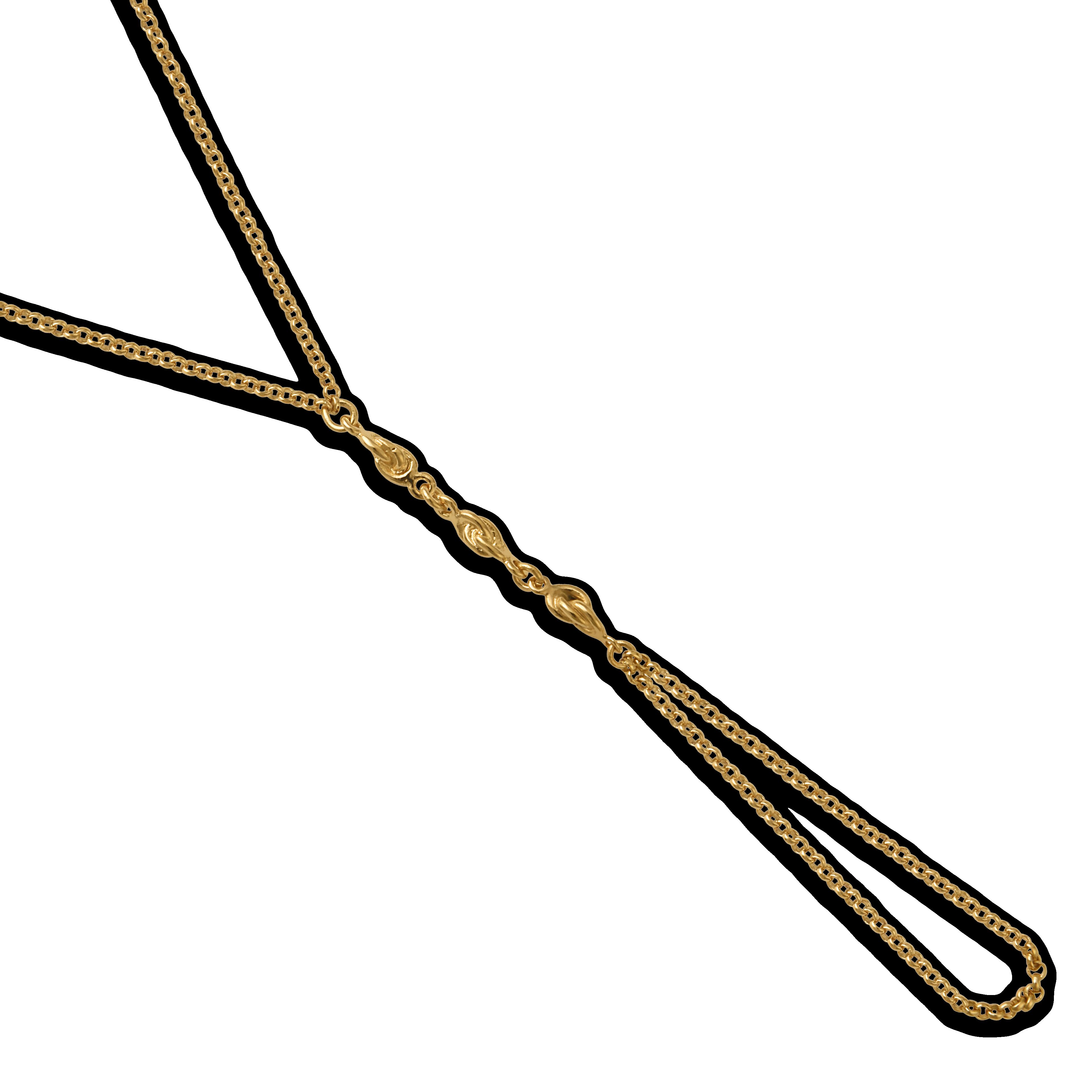 Chaîne Main Plaqué Or Nœud Forçat Antillais 5mm Créolissime