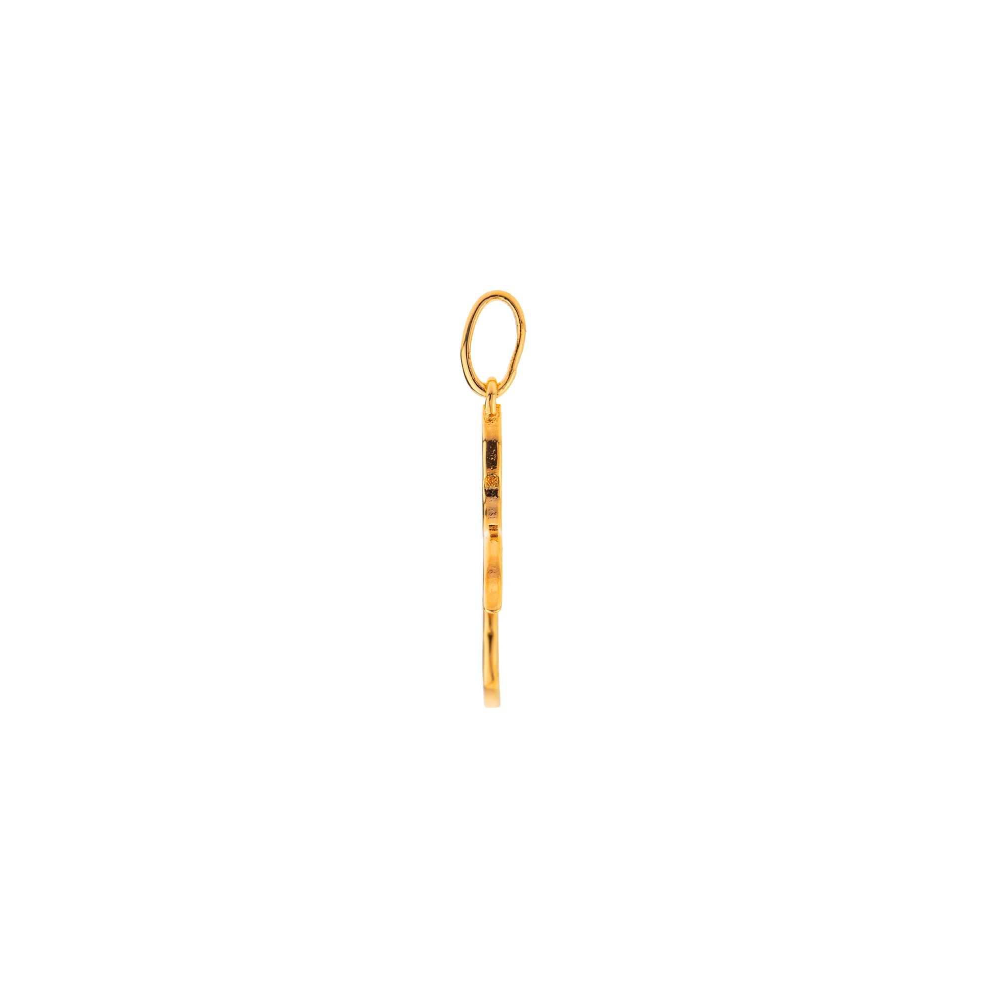 Pendentif Plaqué Or Carte Guadeloupe 24*33mm Avec Bélière