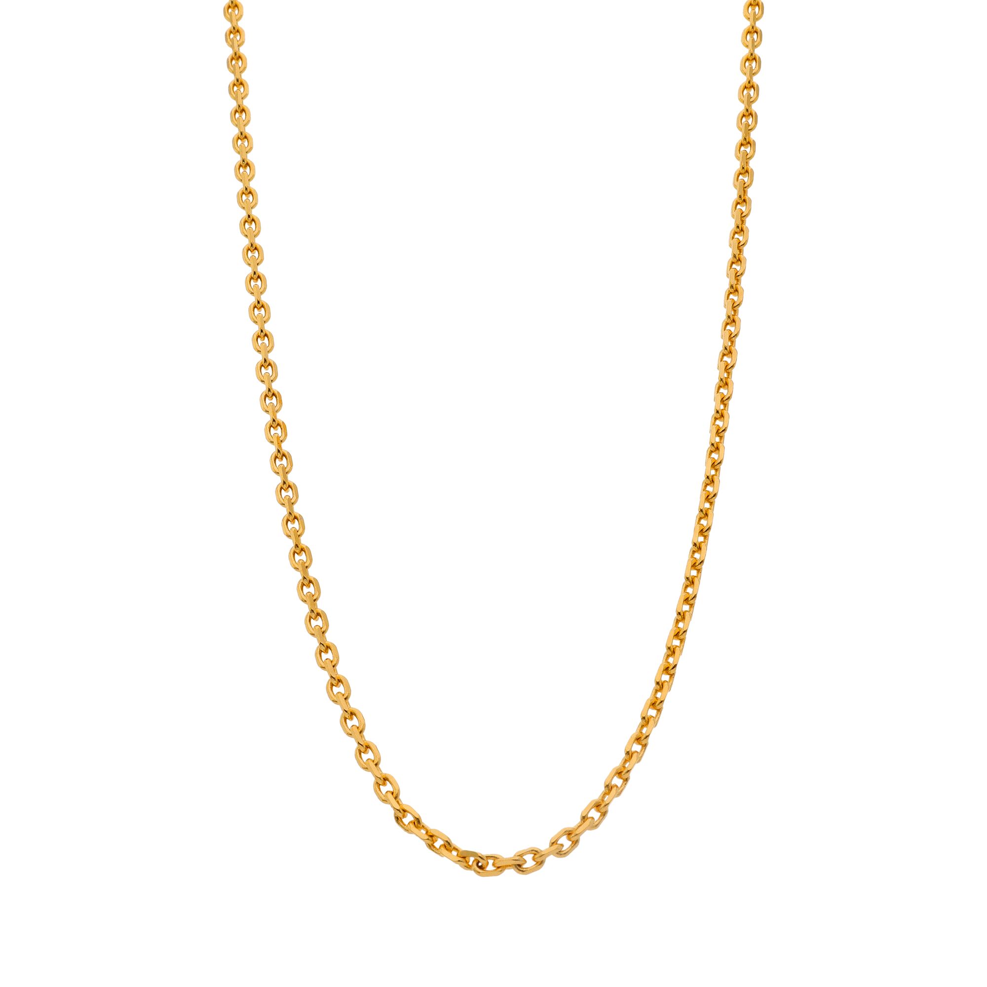 Collier Femme Maille Gourmette Fine Plaqué Or 1,5 Mm - Longueur Réglable 40 à 55 Cm - Hypoallergénique, Cadeau élégant - 11
