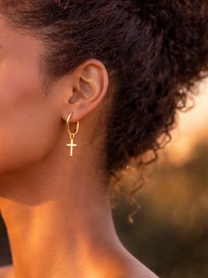 Nos créoles en Or 9 carats 