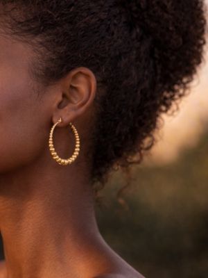 Nos créoles en Plaqué Or 